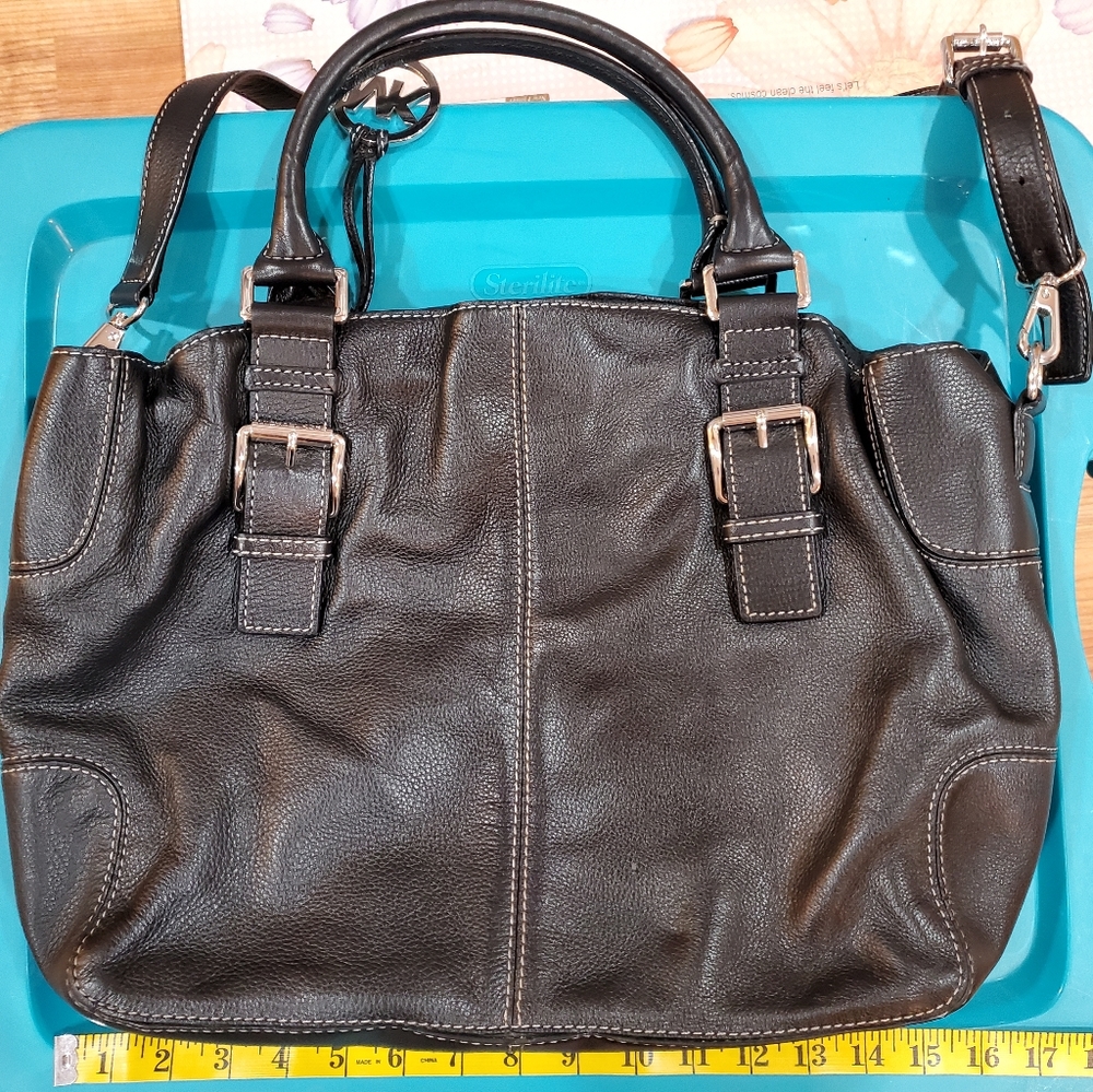 Michael Kors leather black purse - Picture 6 of 12